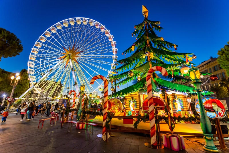 Fête de Noël et illuminations sur la Métropole Nice Côte d'Azur