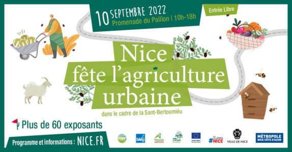 Affiche Nice fête l'agriculture urbaine 2022