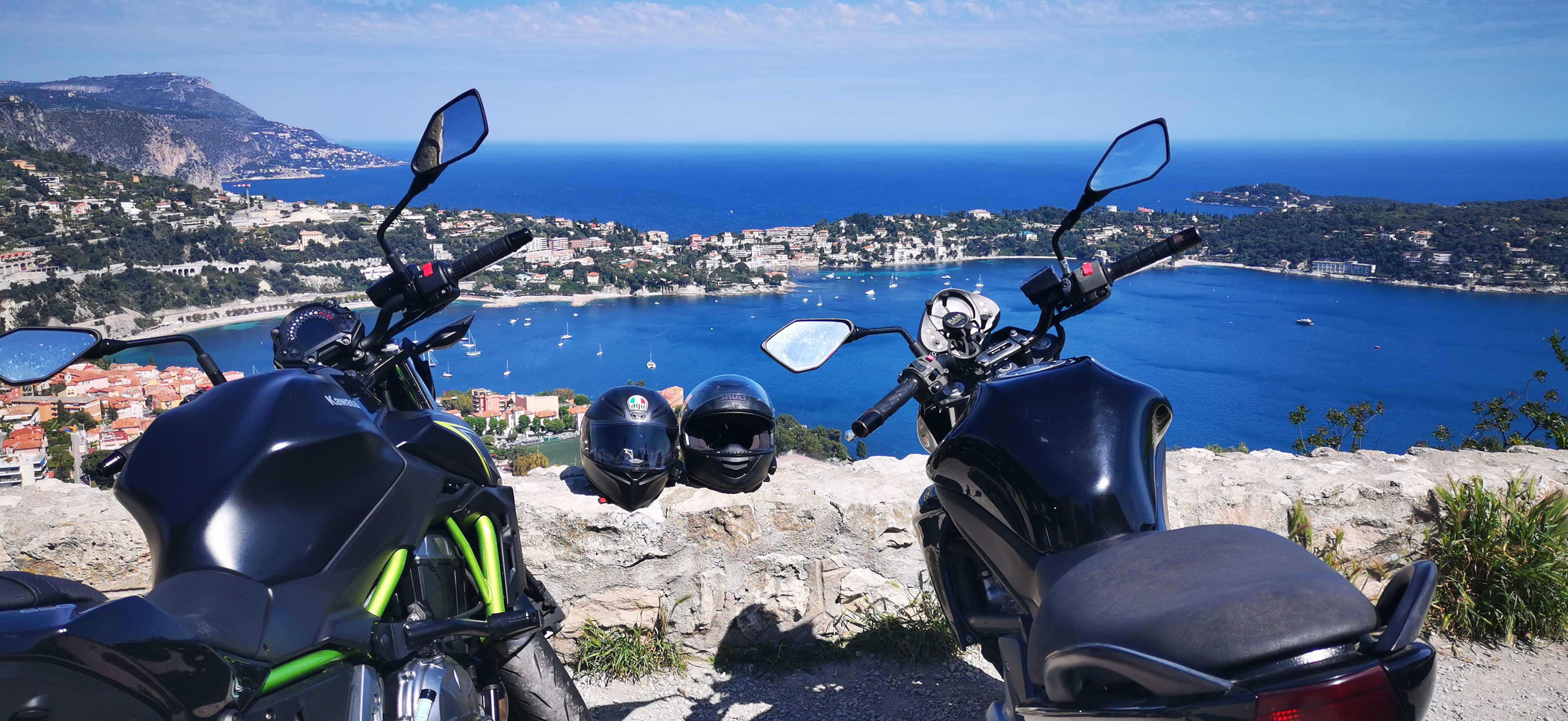 Nice Côte d'Azur en moto
