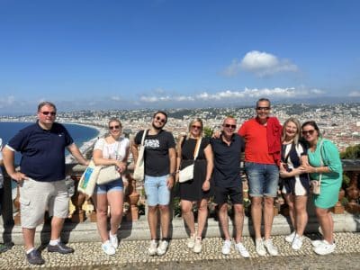 groupe de professionnels du tourisme belges à nice
