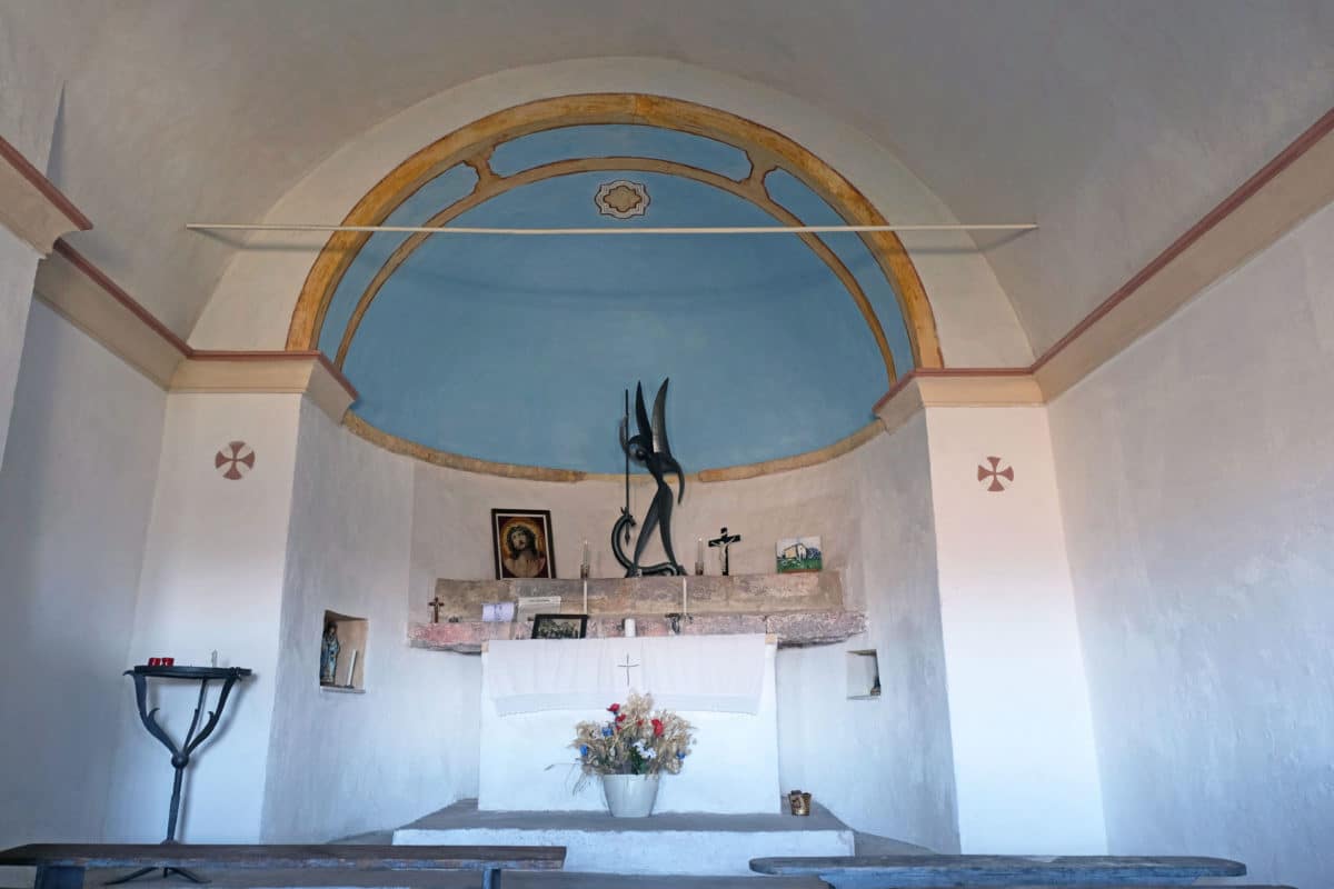 Intérieur de la chapelle Saint-Michel de Rocca Sparviera / @Commune de Duranus