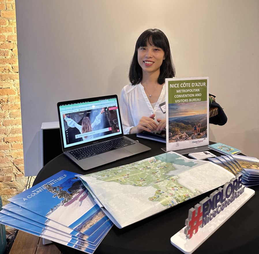 Table de Nice Côte d'Azur au workshop de Prague sur le slow tourisme en 2023