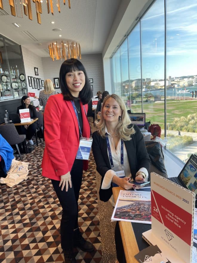 2 professionnels du tourisme de Nice au workshop France Med 2023