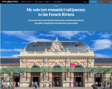 Façade de la Gare SNCF de Nice