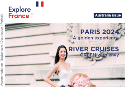 Extrait couverture magazine Explore Frnace Australia 2024