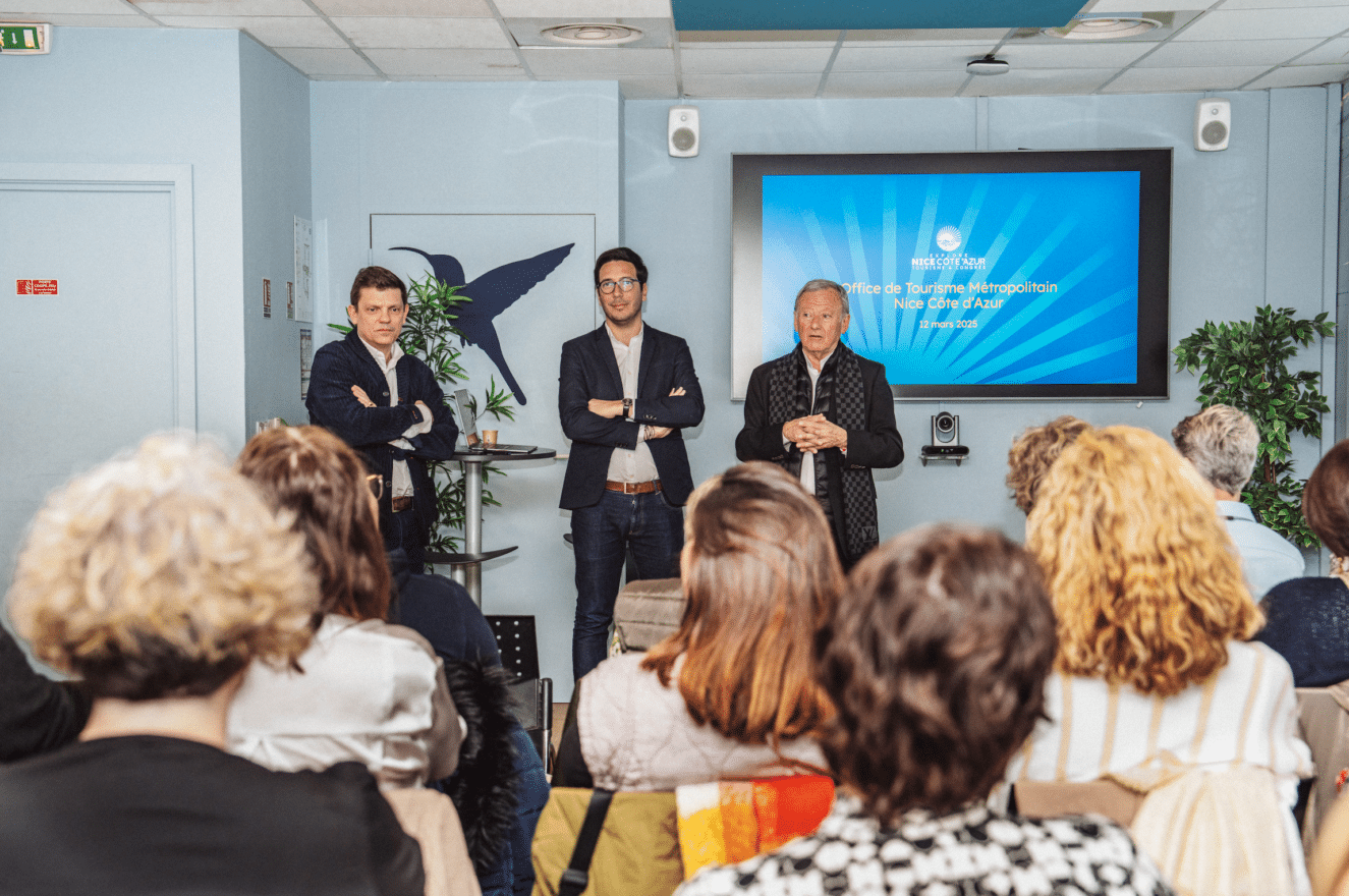 Rencontre avec Nîmes Tourisme dans les locaux de Nice Tourisme