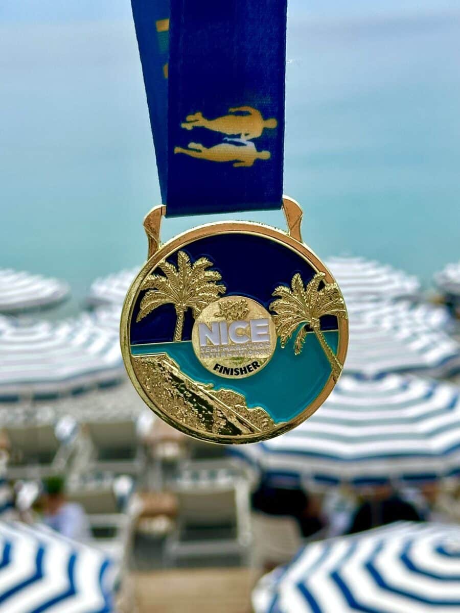 Médaille finisher Semi-Marathon Nice 2025