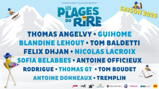 Programmation Festival Les Plages du Rire Edition Hiver 2026