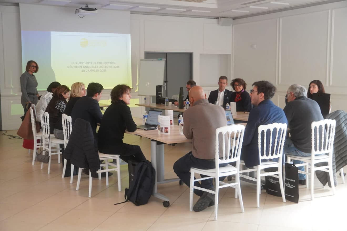 Réunion du Club Luxury Hotels Collection Nice Côte d'Azur Janvier 2026