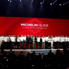 Chefs étoilés lors de la cérémonie du Guide Michelin 2026 à Monaco